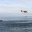  Simulacro de búsqueda y rescate con el despliegue del helicóptero “Dauphin” y la aeronave P-68 Observer, en Puerto Montt.  