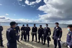 45 kilos de basura fueron retirados en operativo de limpieza en la playa Pangal de Maullín