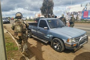 Personal de las Fuerzas Armadas apoyan operativos de patrullaje y vigilancia en las provincias de Bio Bío y Arauco durante Estado de Excepción de Emergencia