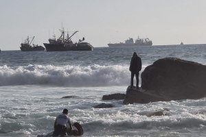Servidor de la Capitanía de Puerto de Iquique rescató a persona en el sector del Marinero Desconocido