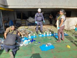 Autoridad Marítima de Hanga Roa realizó incautación de cocaína que procedía desde el continente