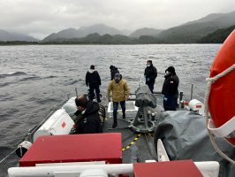 Armada realizó evacuación médica desde bahía Aldunate a Puerto Cisnes en la región de Aysén