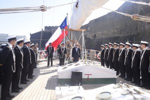 Buque Escuela (BE) “Esmeralda” recala en el puerto de Brest